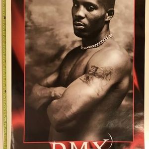 *SOLD* VTG DMX It's Dark & Hell is Hot Rap Poster